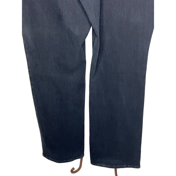 Coldwater Creek women’s size L 18 soft blue denim stretch zip two button four po - Picture 7 of 10